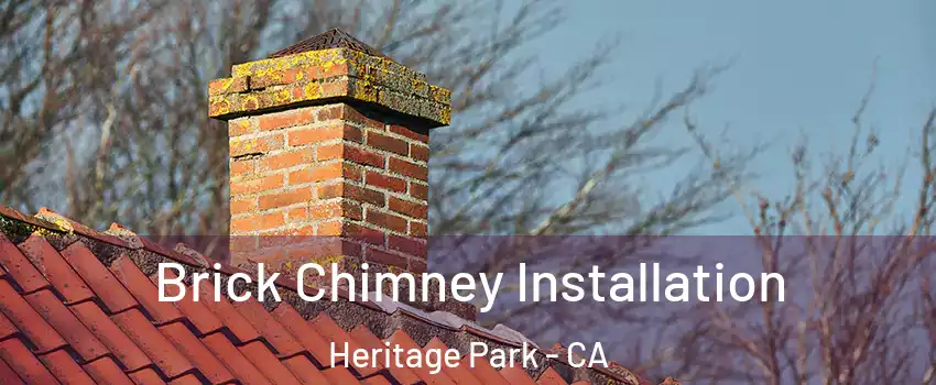 Brick Chimney Installation Heritage Park - CA