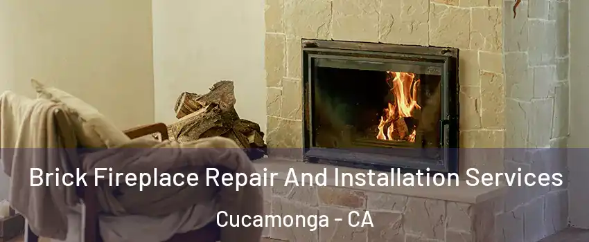 Brick Fireplace Repair And Installation Services Cucamonga - CA
