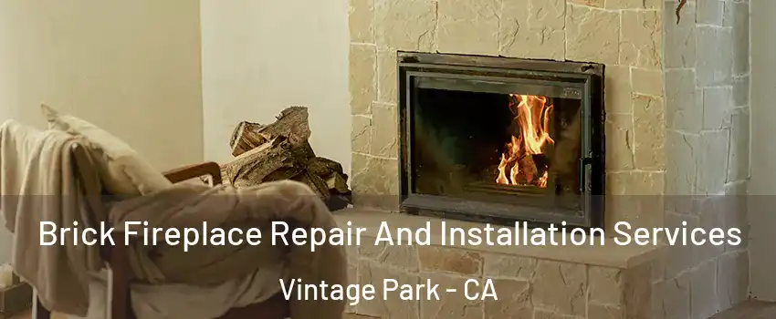 Brick Fireplace Repair And Installation Services Vintage Park - CA