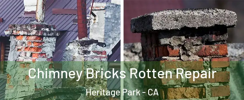 Chimney Bricks Rotten Repair Heritage Park - CA