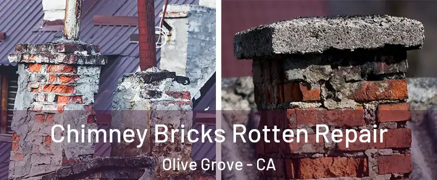 Chimney Bricks Rotten Repair Olive Grove - CA