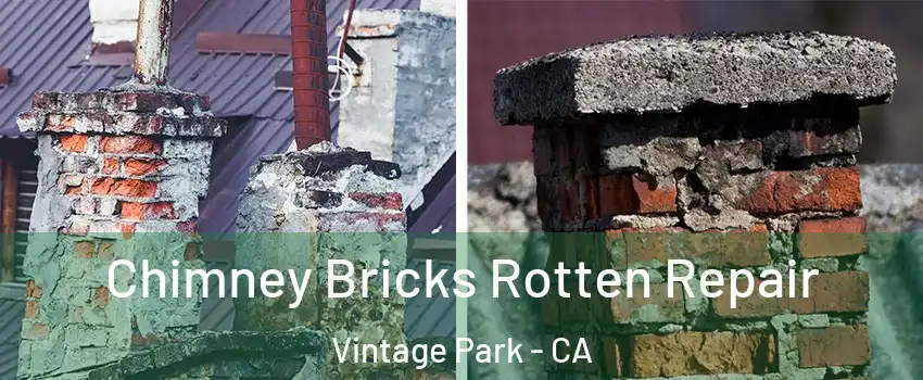 Chimney Bricks Rotten Repair Vintage Park - CA