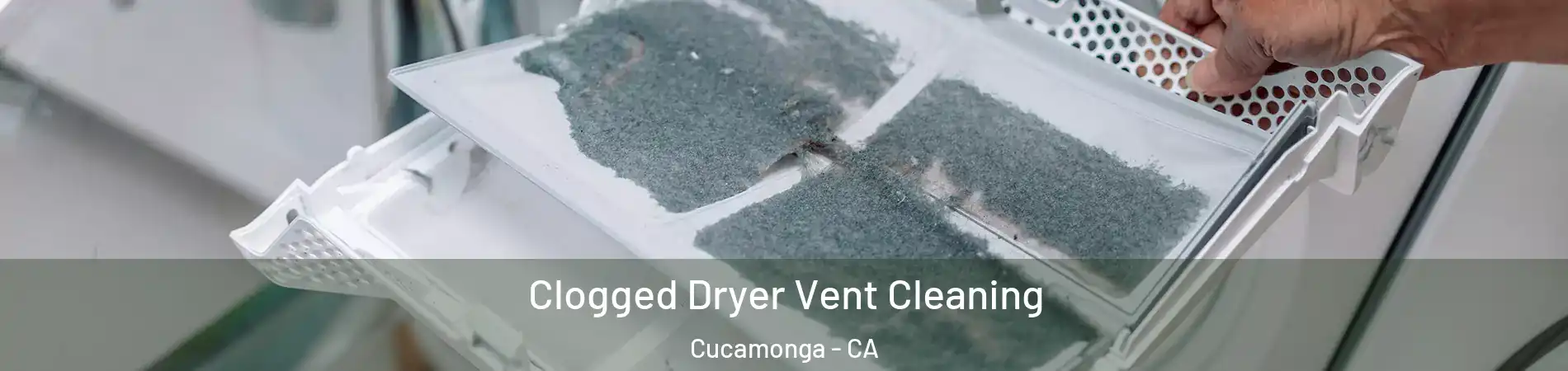 Clogged Dryer Vent Cleaning Cucamonga - CA