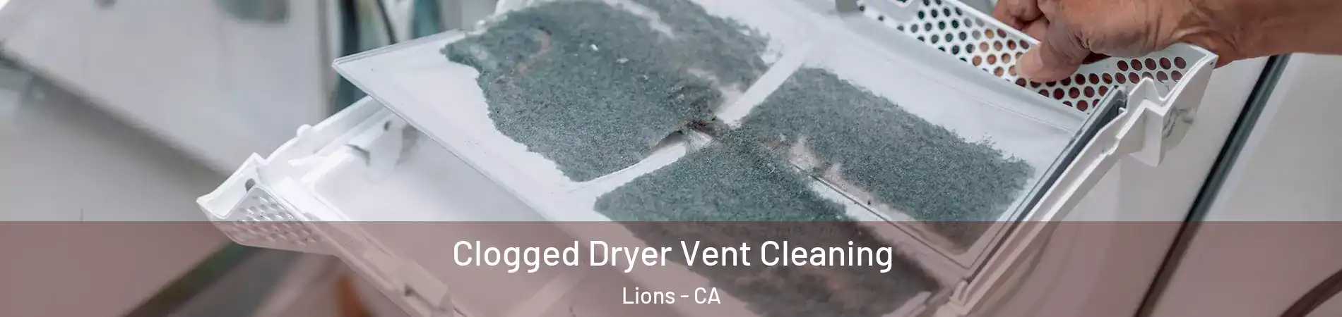 Clogged Dryer Vent Cleaning Lions - CA