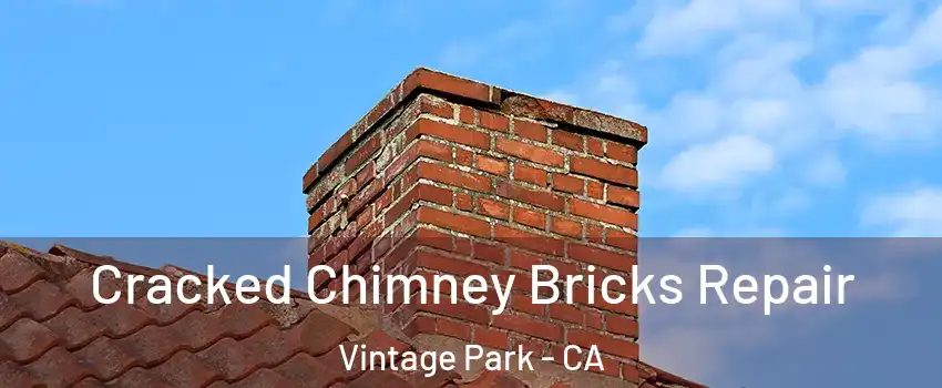 Cracked Chimney Bricks Repair Vintage Park - CA