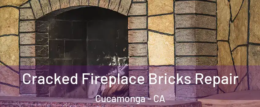 Cracked Fireplace Bricks Repair Cucamonga - CA