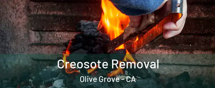 Creosote Removal Olive Grove - CA