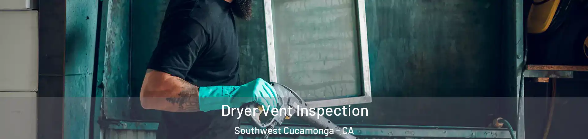 Dryer Vent Inspection Southwest Cucamonga - CA