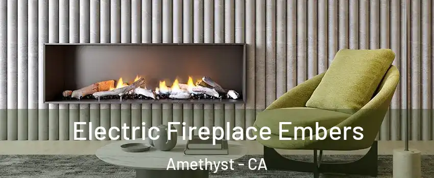 Electric Fireplace Embers Amethyst - CA