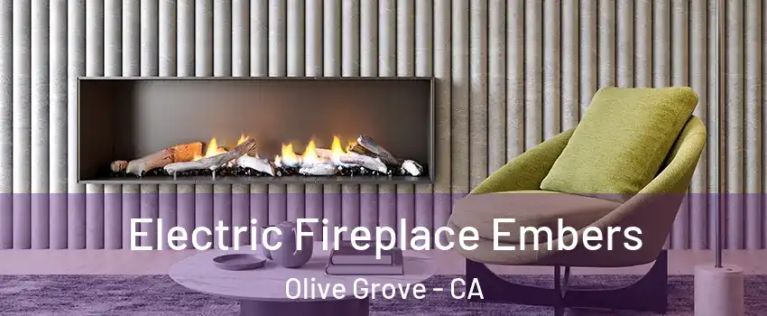 Electric Fireplace Embers Olive Grove - CA