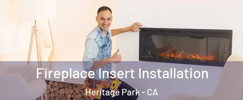 Fireplace Insert Installation Heritage Park - CA