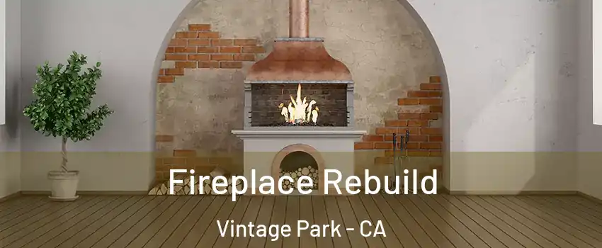 Fireplace Rebuild Vintage Park - CA