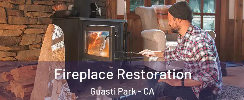 Fireplace Restoration Guasti Park - CA