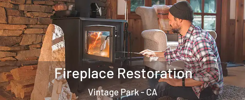 Fireplace Restoration Vintage Park - CA