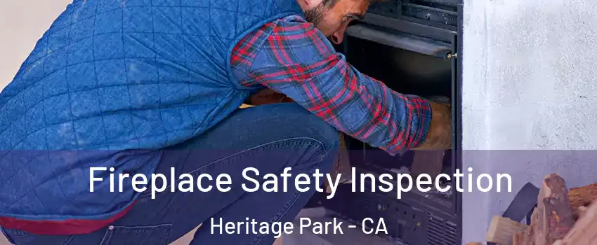 Fireplace Safety Inspection Heritage Park - CA