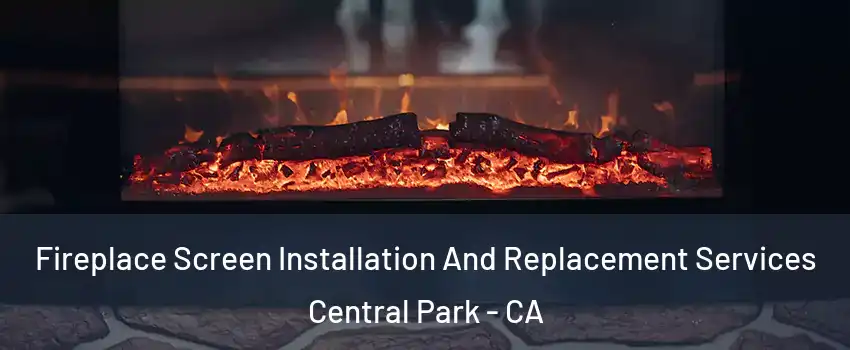 Fireplace Screen Installation And Replacement Services Central Park - CA
