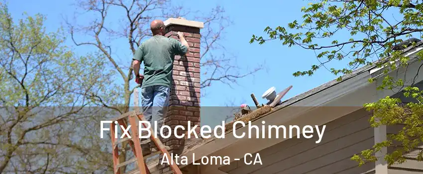 Fix Blocked Chimney Alta Loma - CA