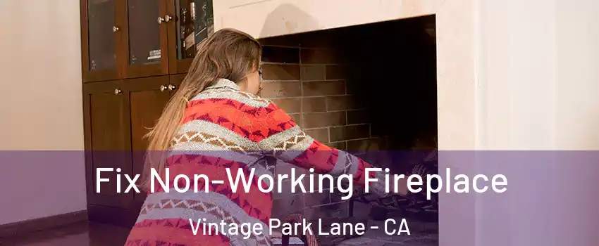 Fix Non-Working Fireplace Vintage Park Lane - CA