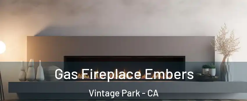 Gas Fireplace Embers Vintage Park - CA