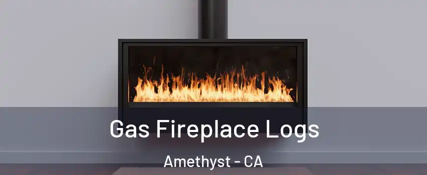 Gas Fireplace Logs Amethyst - CA