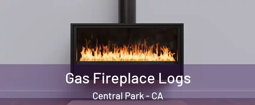Gas Fireplace Logs Central Park - CA