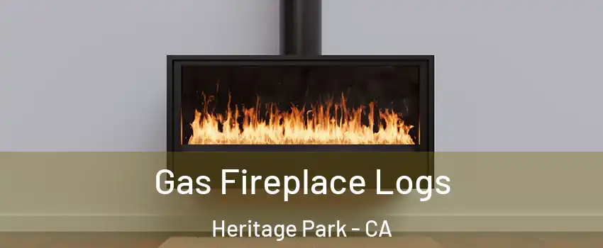 Gas Fireplace Logs Heritage Park - CA