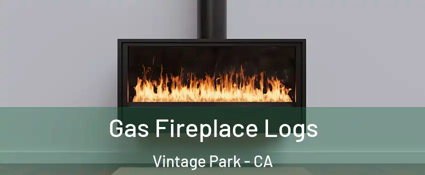 Gas Fireplace Logs Vintage Park - CA
