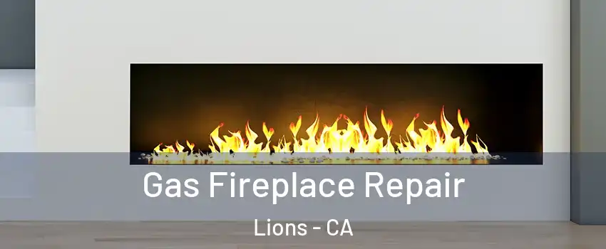 Gas Fireplace Repair Lions - CA