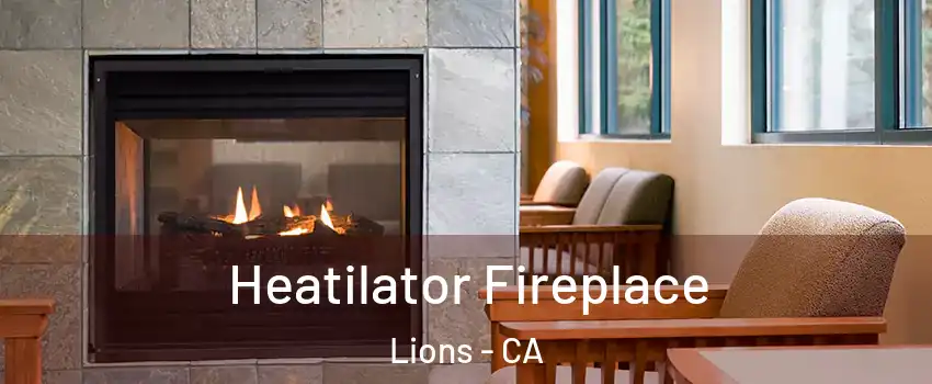 Heatilator Fireplace Lions - CA