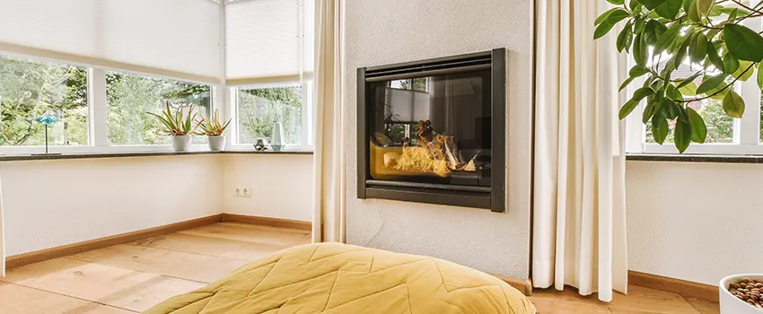 Residential Fireplace Ceramic Glass Installation in East Terra Vista, CA