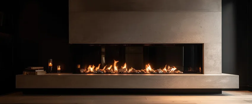 Gas Fireplace Ember Bed Design Services in East Terra Vista, California