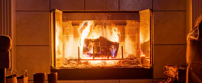 Mendota Hearth Landscape Fireplace Installation in East Terra Vista, California