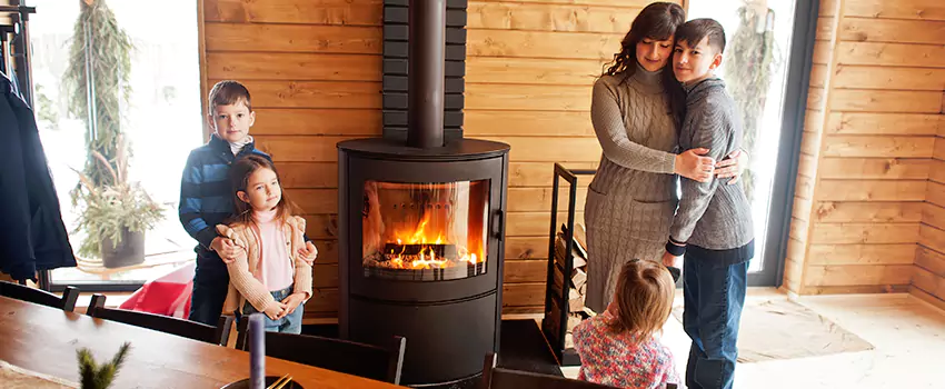 Morso Cast Iron Fireplace Insert Installation in East Terra Vista, California