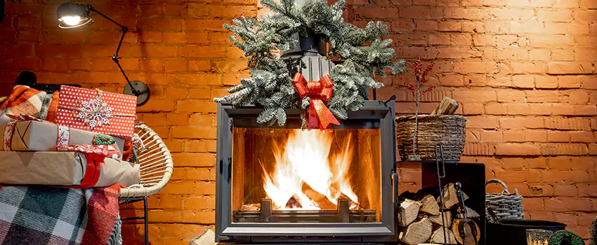 Travis Industries Linear Gas Fireplace Installation in East Terra Vista, California