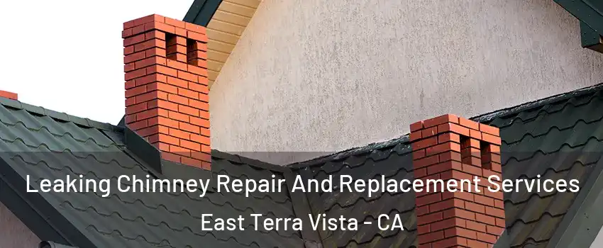 Leaking Chimney Repair And Replacement Services East Terra Vista - CA
