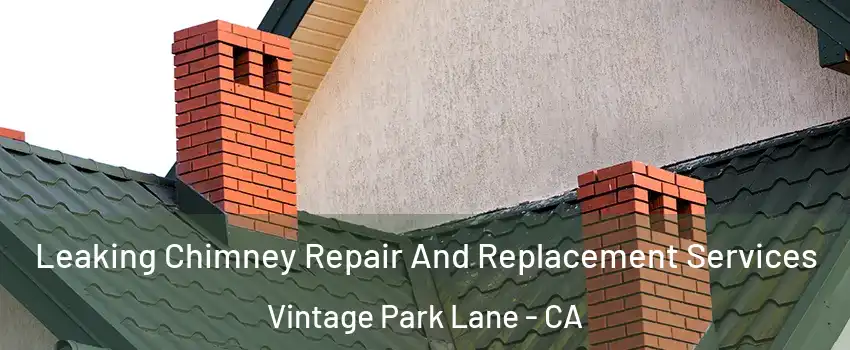 Leaking Chimney Repair And Replacement Services Vintage Park Lane - CA