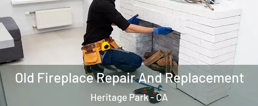 Old Fireplace Repair And Replacement Heritage Park - CA