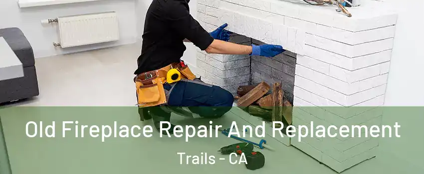 Old Fireplace Repair And Replacement Trails - CA