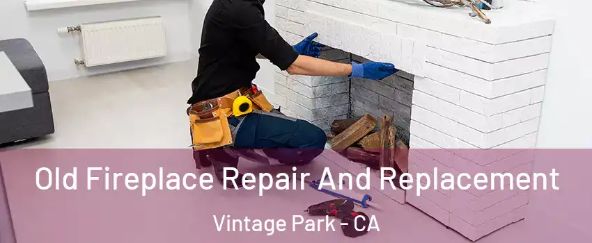 Old Fireplace Repair And Replacement Vintage Park - CA