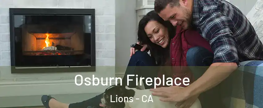 Osburn Fireplace Lions - CA