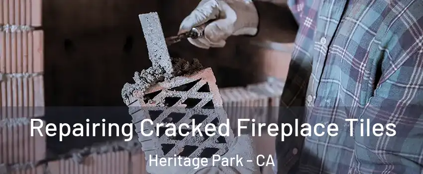 Repairing Cracked Fireplace Tiles Heritage Park - CA