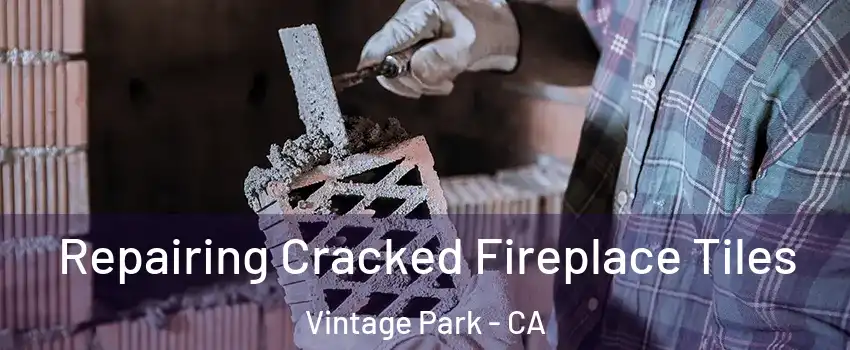Repairing Cracked Fireplace Tiles Vintage Park - CA