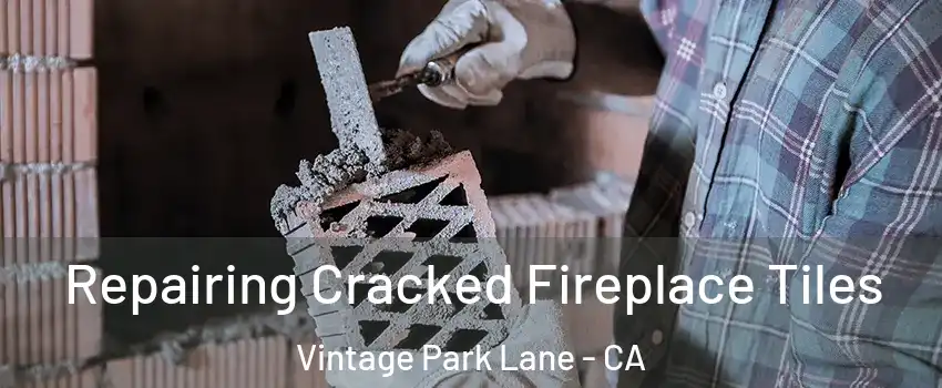 Repairing Cracked Fireplace Tiles Vintage Park Lane - CA