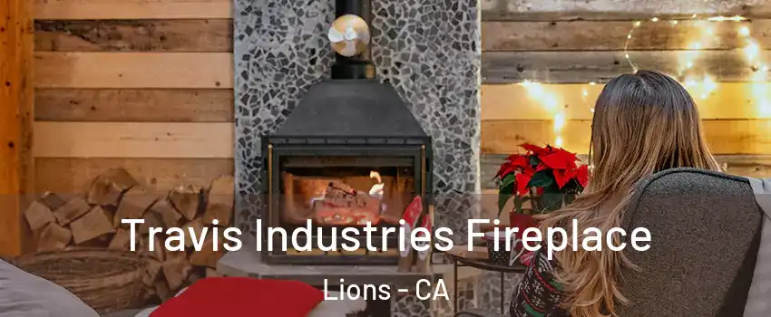 Travis Industries Fireplace Lions - CA