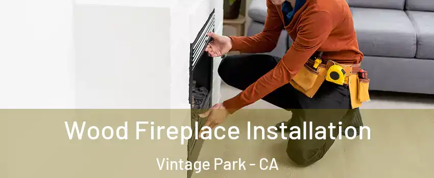 Wood Fireplace Installation Vintage Park - CA